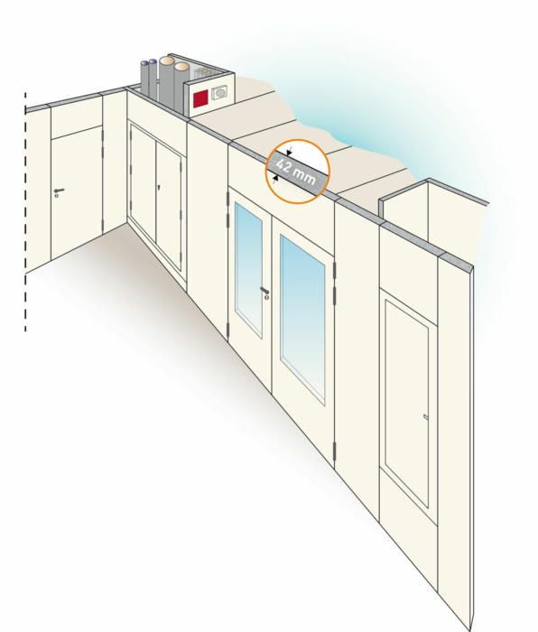 Fire protection modular system - System42 - Priorit