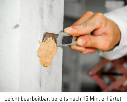 PRIOPASTE® - Leicht bearbeitbar Nichtbrennbarer Montageschaum zur Füllung von Fugen und Anschlussbereichen