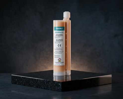PRIOPASTE® 2-Komponenten Mineralhartschaum für Brandschutzanwendungen