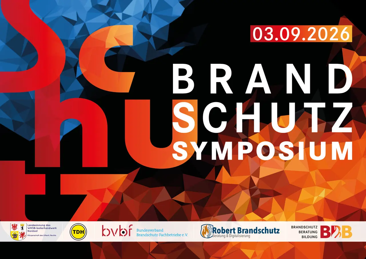 Brandschutz Symposium in Berlin 2026 Brandschutz Symposium in Berlin 2026, Einladungsbild